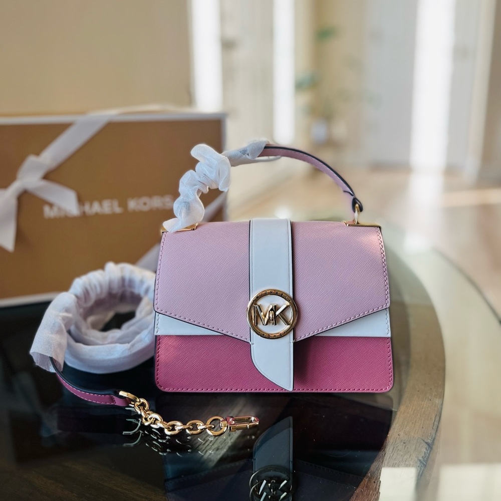 Greenwich Extra-Small Saffiano Leather Satchel